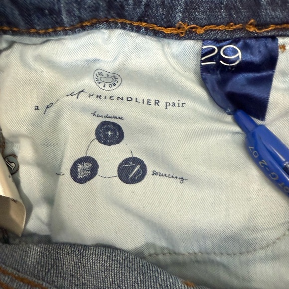 Pilcro Blue Wide Leg Jeans - Picture 7 of 13